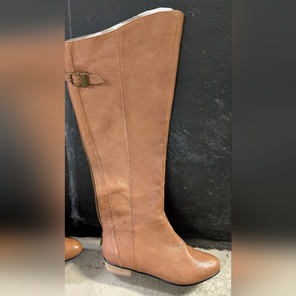 Steve Madden Cher tan leather knee-high boots - Picture 4 of 8